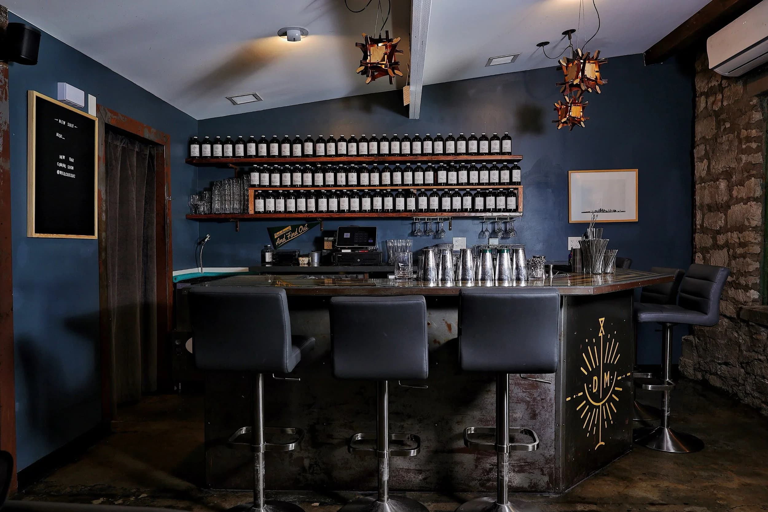 The bar at Drastic Measures